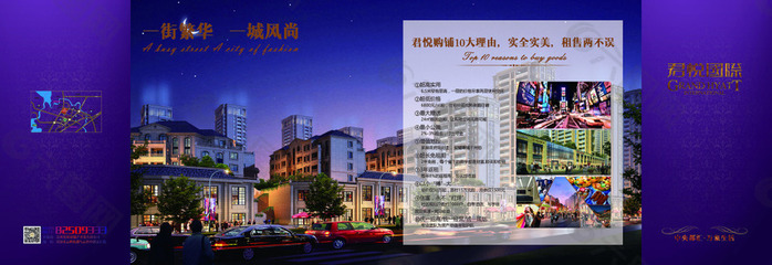 房地产商业地产商铺沿街旺铺海报折页